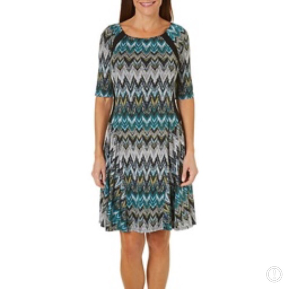 ⭐️BNWT! RABBIT RABBIT RABBIT Chevron Dress